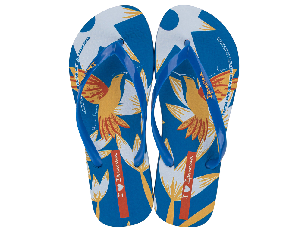 Sandalia Mujer Azul Arte Ad Ipanema