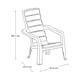 thumbnail image 2 of Silla Sillon Plastico Terraza Playa Cafe 81x67x69cms Gris, 2 of 5