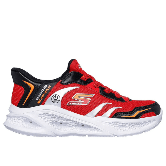 ZAPATILLAS URBANAS SKECHERS SLIP INS METEOR LIGHTS INFANTIL | 403848L-RDBK - Talla 27