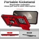 thumbnail image 2 of Funda Resistente Anillo Soporte Xiaomi 15T Privacidad Cámara Montaje Magnético Rojo, 2 of 6