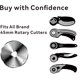 thumbnail image 2 of Hojas para Cortadora Rotativa SUBSTIGO 45 mm Paquete de 10 Acero SKS-7, 2 of 5