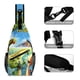 thumbnail image 3 of Gigantosaurus Riñonera Bandolera con Estampado Integral para Hombres y Mujeres, Bolso Cruzado Gráfico de Tendencia, Mochila de Hombro Streetwear para Ciclismo y Deportes, Riñonera Versátil Casual, 3 of 6