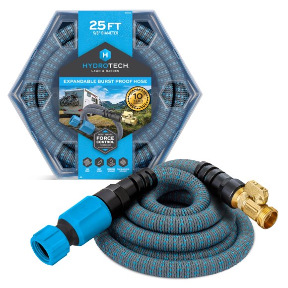 Manguera de jardín HydroTech extensible 7,5 m, 16 mm, resistente a reventones