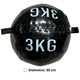 thumbnail image 2 of Balón Medicinal 3 kg de Ecocuero Antideslizante para CrossFit, 2 of 2