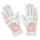 thumbnail image 3 of 2 Uds Guantes De Golf De Cuero PU Para Mujer, Flexibles, Antideslizantes, Transpirables, Suaves Para Gimnasio, Rosa 19, 3 of 5
