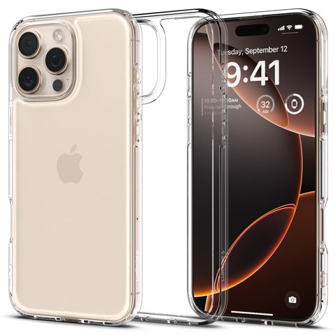 Funda Spigen Ultra Hybrid Transparente Antiamarillenta Para Iphone 16 Pro Max
