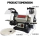 thumbnail image 2 of Amoladora de mesa y pulidora Bucktool TDS-200DS de 8 pulgadas y 1/2 HP, 2 of 9
