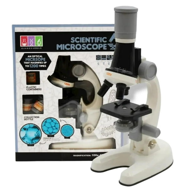 π πππ₯π’π¦ππ’π£ππ’ πππ¨πππ§ππ©π’ Microscopio Educativo 1200x Para NiΓ±os Y Kit Accesorios