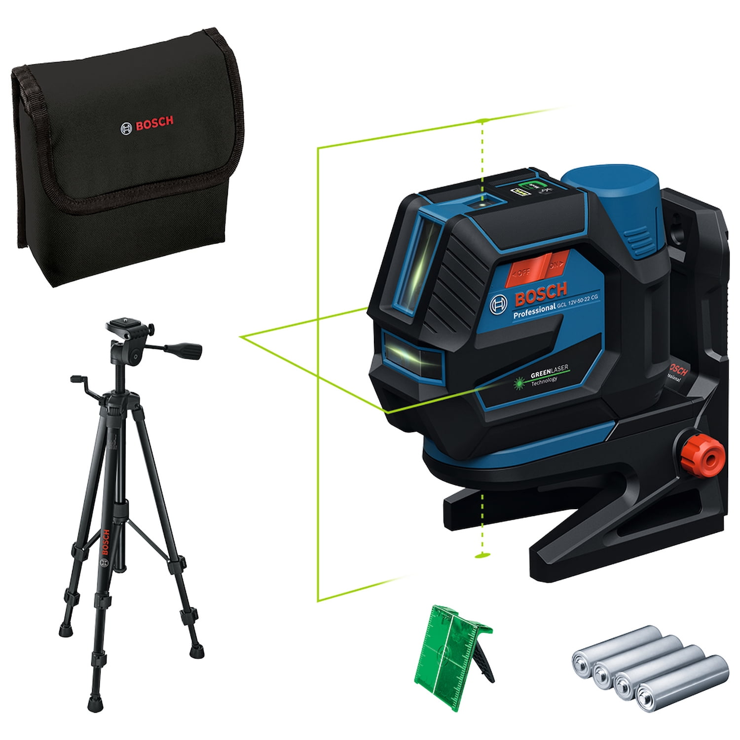 Bosch - Nivel Laser Comb Gcl 12v 50 22 Cg+tripod 150