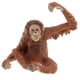 thumbnail image 4 of figura de modelo de animal plástico figurita ni?os regalo de juguete decoración del hogar orangután rojo, 4 of 5