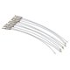 thumbnail image 2 of La etiqueta del equipaje del lazo del alambre del cable 10pcs coloca el alambre de acero inoxidable de las correas, 2 of 6