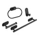 thumbnail image 2 of Juego De Accesorios De Baño Kit De Accesorios De Baño 4 Piezas Estante Toallero Juegos Negro, 2 of 5