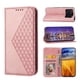 thumbnail image 1 of Funda Flip FOXDOCK para Xiaomi Poco M4 Pro 4G , Estilo Billetera con Diseño Rombo, Correa de Mano y Soporte, Uso Diario, 1 of 6