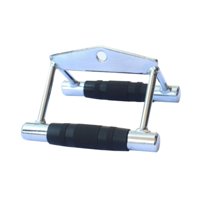 Ioensy - Double D Fila De Hilera Barra De Presión De Acero Hacia Abajo Para Ejercicio Sports Triceps