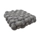 thumbnail image 3 of Cojín Decorativo, Almohada Suave, Almohada Con Nudo Para Escritorio, Vacaciones, Dormitorio, Gris Claro, 3 of 5