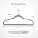 thumbnail image 2 of Velvet Hangers Utopia Home, 30 unidades, antideslizantes, color gris, 2 of 6