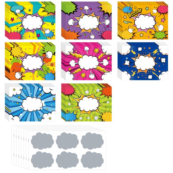 Tarjetas Raspables INKNOTE 120 uds 7,5 x 10 cm 8 estilos