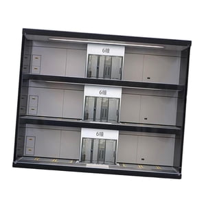 Bothyi - Vitrina De Estacionamiento 1:64 Con Luz Para Modelos De Coches, Figuras De Acción, Muñecas