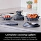 thumbnail image 3 of Ninja Crispi Air Fryer, Microwave, Freezer & Dishwasher Safe, Non Toxic Glass Portable Cooking System, 4 QT & 6 Cup Glass Containers with Storage Lids, Easy Meals, Air Fry, Bake, & More Grey, FN101GY, 3 of 3