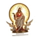 thumbnail image 2 of 2d Jesús Decoración de figura santa adorno de escritorio plano Decoración de casas religiosas para el hogar para el escritorio del escritorio salón de Jesús y 2 ángeles, 2 of 5