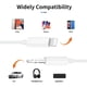 thumbnail image 2 of Cable AUX certificado MFi de Apple para iPhone, Lightning a 3,5 mm, 18 pulgadas, 2 of 3