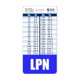 thumbnail image 1 of Porta credencial vertical azul – Scrubs and Stuff LLC, 1 of 3