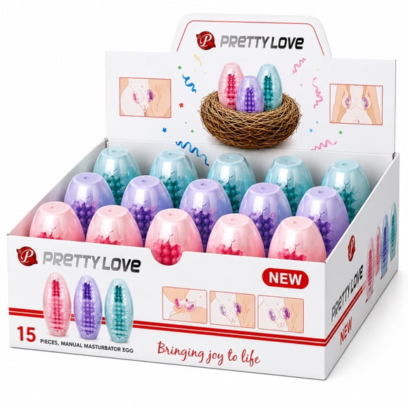 Huevo Masturbador Manual Pretty Love Texturizado
