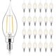 thumbnail image 1 of Bombillas LED Sigalux Candelabra E12 de 40 W, regulables, 5000 K, paquete de 24, 1 of 7