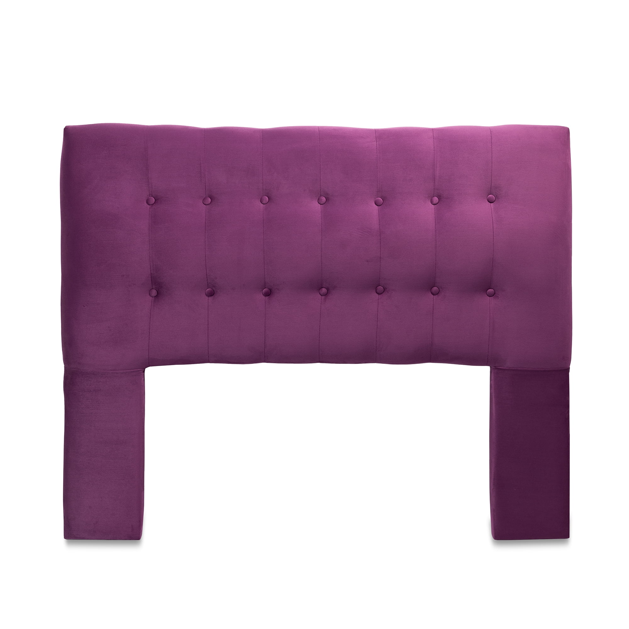 Espumaquel - Respaldo King Felpa Morado Cp Seve