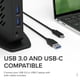 thumbnail image 4 of Estación de acoplamiento USB 3.0/USB-C con doble pantalla 4K para Win/Mac, 4 of 7