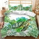 thumbnail image 1 of Seaweed Marine Turtle Quilt Duvet Cover Set Bedding Pillowcase Double Children3-Piece Bedding Set, 1 of 5