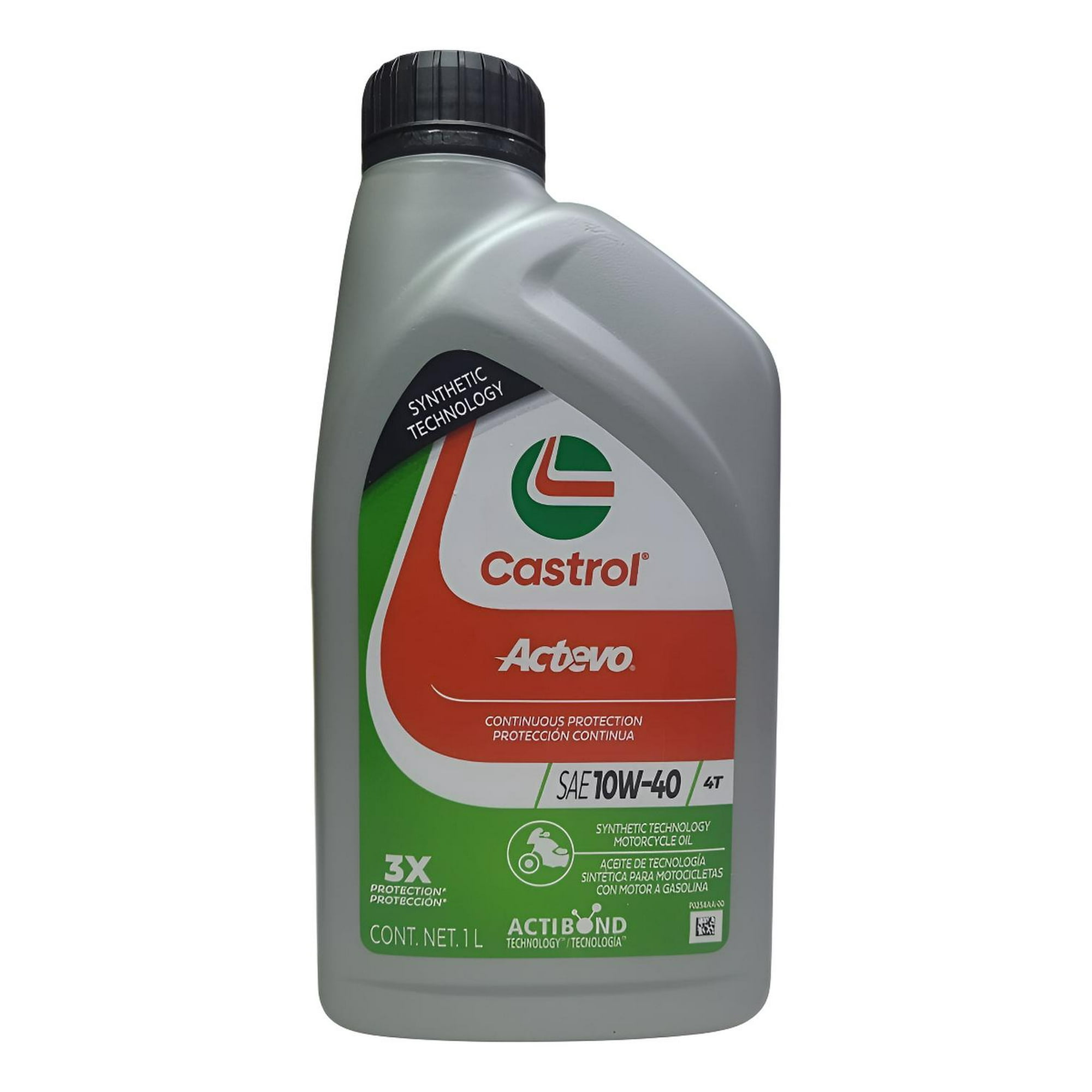 Aceite De Moto Castrol 10w 40 Semi-sintetico 4t 1l Original