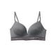 thumbnail image 2 of Bralette Tommy Hilfiger sin costuras, ligeramente forrado, gris jaspeado, 2 of 2
