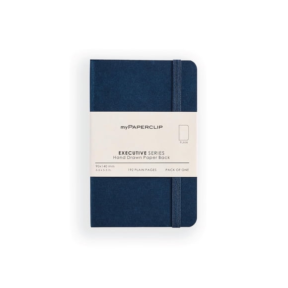 Notebook MyPaperclip Executive Series, tamaño pequeño, 3,5 x 5,5 pulgadas, 192 peniques