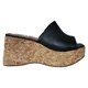 thumbnail image 1 of Sandalia Plataforma Mujer Pelica Negro Corcho Vizzano, 1 of 3