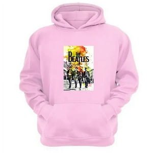 Genérico - Polerón Canguro The Beatles Rosa Talla S Unisex