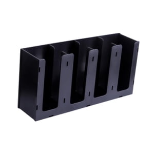 Magideal - Cazón De Papel Soporte De Papel Soporte De Papel Enjuague Tazas De Dispensador De Tazas De Tazas De Cafetería Organizador De Cafetería Para Hotel Cafe 4 Cuadrículas Rectas