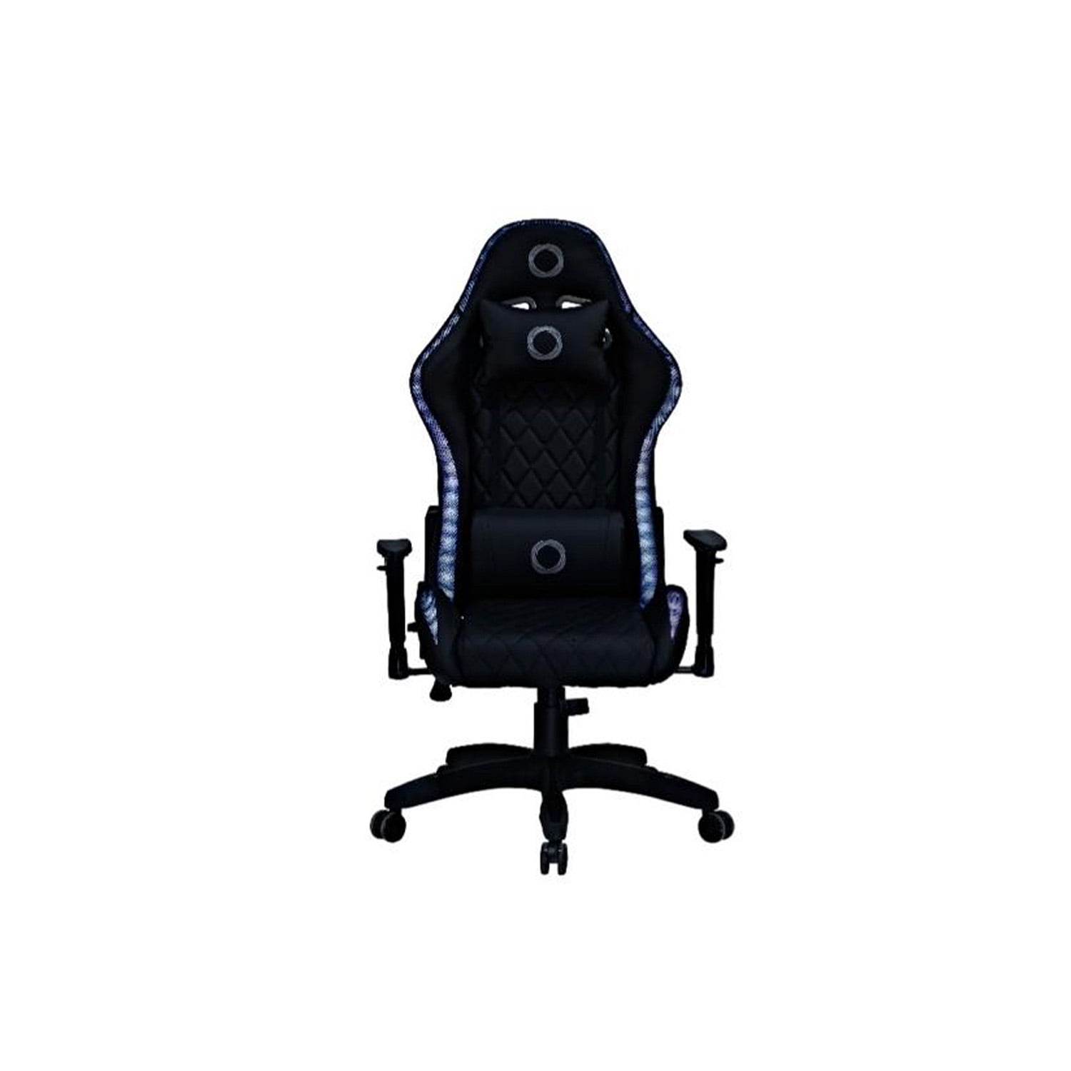 Silla Gamer Nibio Pro Rgb Con Control Remoto Apoyabrazos 2d Reclinable Negra