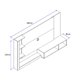 thumbnail image 3 of Panel Tv 60" Habitat Negro Mate, 3 of 3