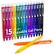 thumbnail image 1 of Bolígrafos de gel borrables Lineon de 15 colores, retráctiles, punta fina, 1 of 7