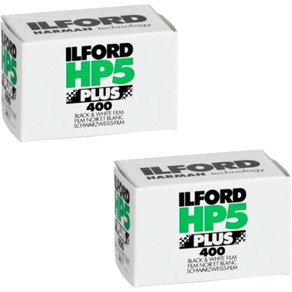 Película Ilford HP-5 Plus 400 35mm Blanco y Negro x24 Exposiciones Paquete de 2