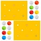 thumbnail image 1 of Lona Team Building Game Trader de 2 hoyos con 16 bolas (amarilla), 1 of 3