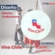 thumbnail image 4 of Pack 3 Pañuelos Baile Cueca 36 CM Bordado Viva Chile Baile Fiestas Patrias, 4 of 7