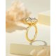 thumbnail image 3 of Anillo RURULUYA Marquise de Plata S925 con Baño de Oro 18K Talla 6, 3 of 6