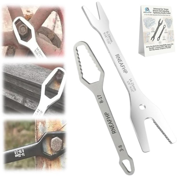 Llave autoajustable doble extremo 3-25mm métrica SAE fontanería hogar