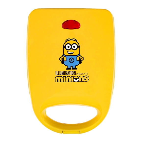 Sandwichera Uncanny Brands Minions 120 V antiadherente