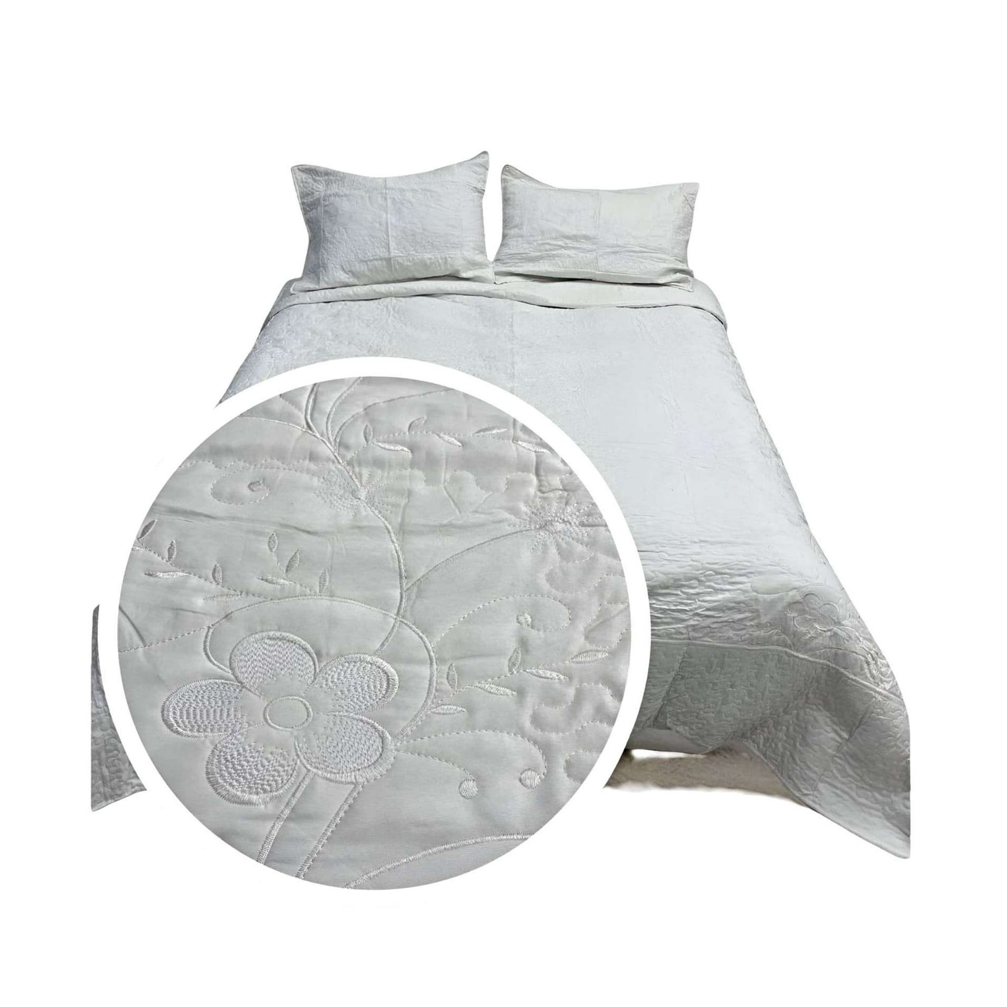 Fei Ya - Cubrecama Colcha Quilt Verano King-super King Bordado A8