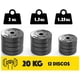 thumbnail image 5 of Set de Mancuernas de 20 Kg - Kit Completo con Barra y Pesas, 5 of 5