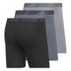 thumbnail image 2 of Calzoncillo bóxer adidas para hombre, paquete de 3 unidades, microfibra, negro/gris ónix, 2 of 3
