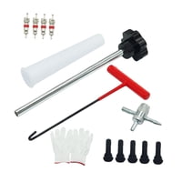 Magideal - Válvula Genérica Vástago Removedor De La Válvula Vástago Extractor Instalador Herramienta Cambio Rápido Neumático Válvula Herramienta Kit , 13 Piezas